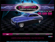 Tablet Screenshot of prestigeexhausts.com.au